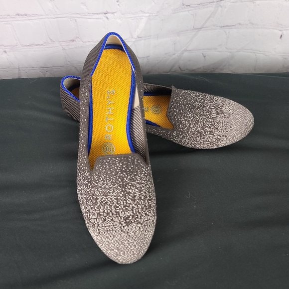 Rothy's  Twilight Metallic Ombre Loafers Flats Sz W8 - Picture 1 of 10